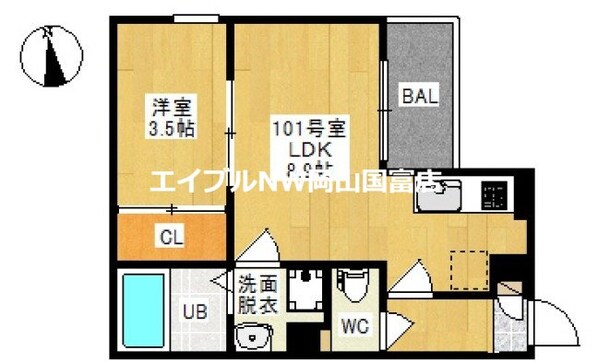 REGALEST 平井の物件間取画像